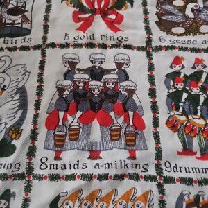 Ulster Weavers 12 Days of Christmas Irish Linen Tea Towel Hostess Gift